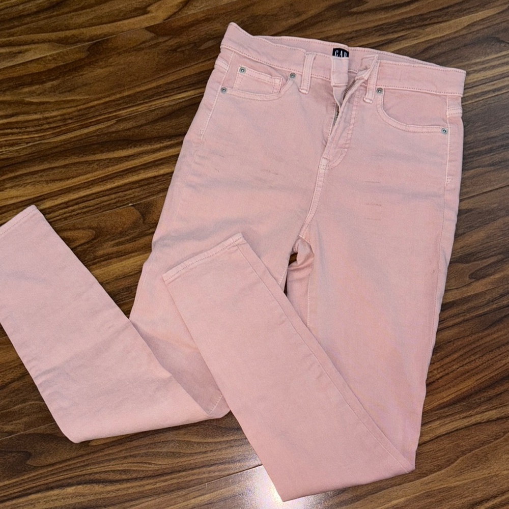 GAP Women's Light Pink Skinny Jeans